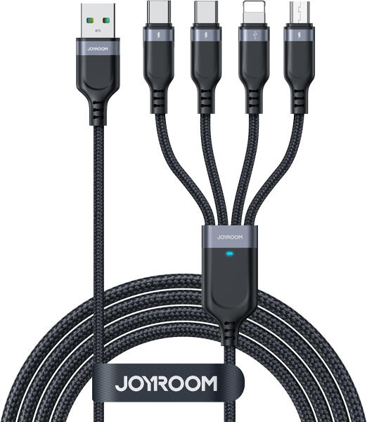 JR-S-A18 Multi-Use Series 3.5A Cable (A+C*2+L+M)Black