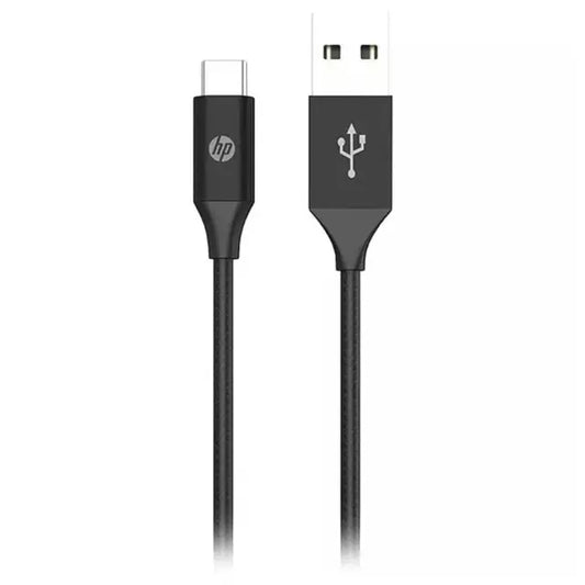 HP USB-A to Type-C Charging and Data Cable (Supports 3A Fast Charging) - Corrosion-Resistant Aluminum 1M