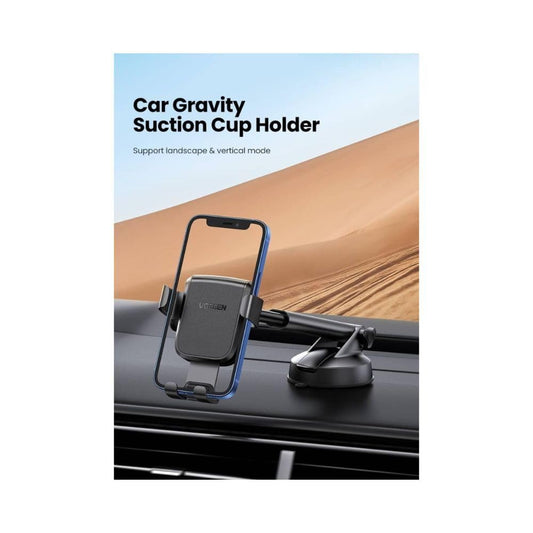 Ugreen Gravity Phone Holder with Suction Cup - Black