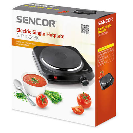 Sencor Hotplate Cooker 1500W (SCP 1504BK)