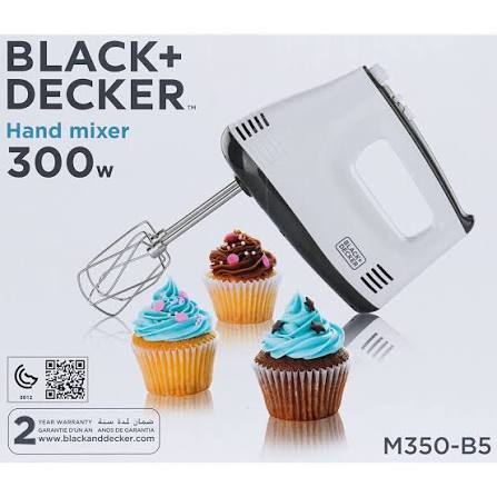 Black & Decker - Hand Mixer 300w (M350-B5)
