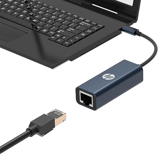 HP DHC-CT208 USB-C to Ethernet Gigabit Network Adapter