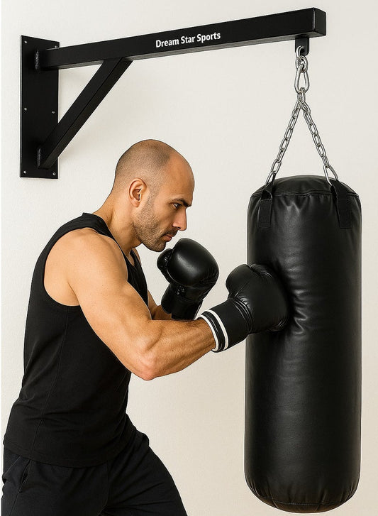 Wall-Mounted Punching Bag Holder