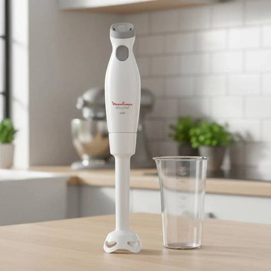 Moulinex Hand Blender Turbo Mix Plus, 450W, White