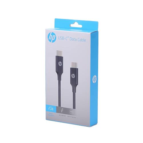 كابل شحن ونقل بيانات HP DHC-TC107 بطول 3 أمتار (Type-C to Type-C بقدرة 60W وسرعة 5Gbps)