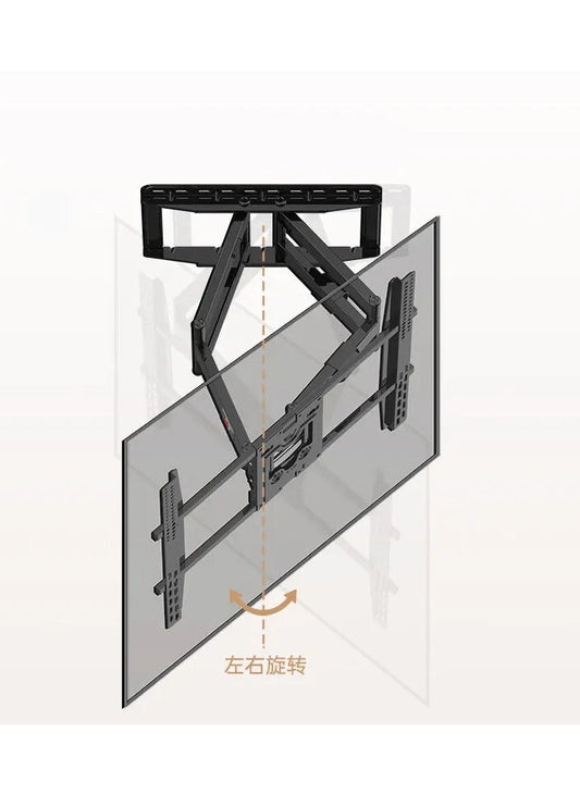 NB NEW SP5 Heavy Duty TV Wall Mount Double Arms Articulating Swivel TV Wall Bracket for Most 75-110 Inch LED LCD