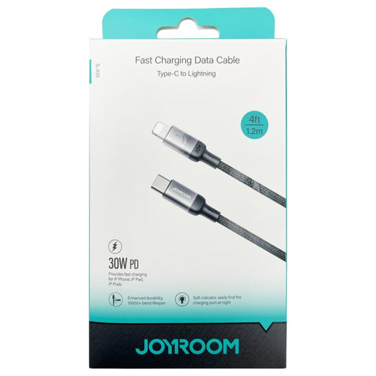 JR-S-A10 Extraordinary Series 30W Fast Charging Cable (C+L)-Black