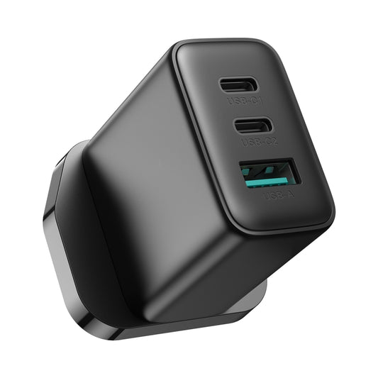 JR-TCF10 32W 2C1A Fast Charger- Black (UK)