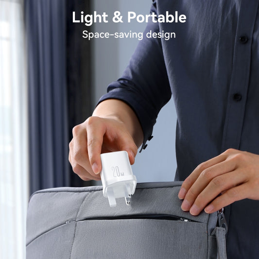 JR-TCF21 20W Dual-Port (A+C) Charger-White (UK)