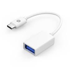 HP DHC-TC105 USB-C OTG Adapter and Cable