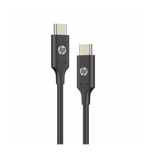 كابل شحن ونقل بيانات HP DHC-TC107 بطول 3 أمتار (Type-C to Type-C بقدرة 60W وسرعة 5Gbps)
