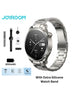 300 mAh 300 mAh JR-FV1 Smart Watch Can Make And Receive Calls 1.43-Inch HD Screen Bluetooth Connection Fitness Monitoring For Men And Women Compatible With Apple And Android Metal Silicone Strap Space Grey