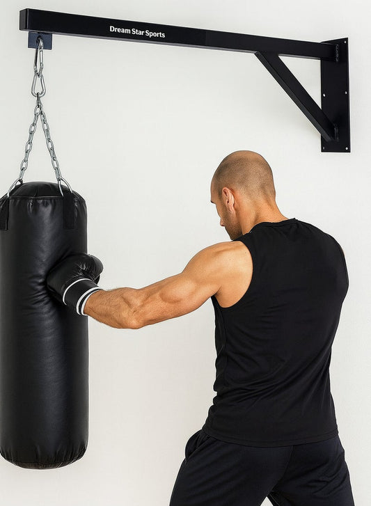 Wall-Mounted Punching Bag Holder