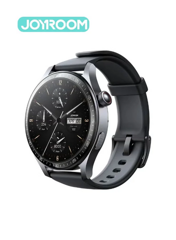 350 mAh JR-FC2 Pro 48mm Stylish Smart Watch for Men & Women, 350mAh Classic Series – Bluetooth Calling, Fitness & Sleep Tracking, Heart Rate Monitor, Waterproof IP68, Multi-Language (Arabic/English), App Notifications Grey