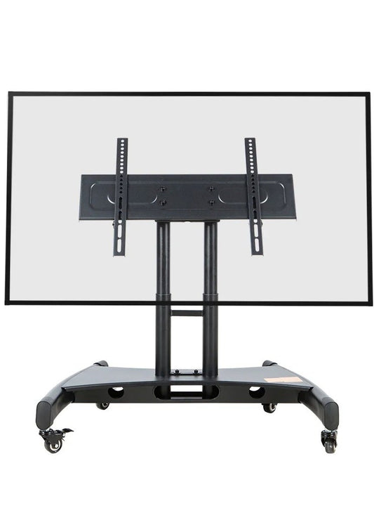 NB ERGONOMIC Mobile TV Cart Rooling TV Stand with Wheels for 32 to 75 Inch LCD LED OLED Plasma Flat Panel Screens up to 100lbs AVA1500-60-1P (Black)