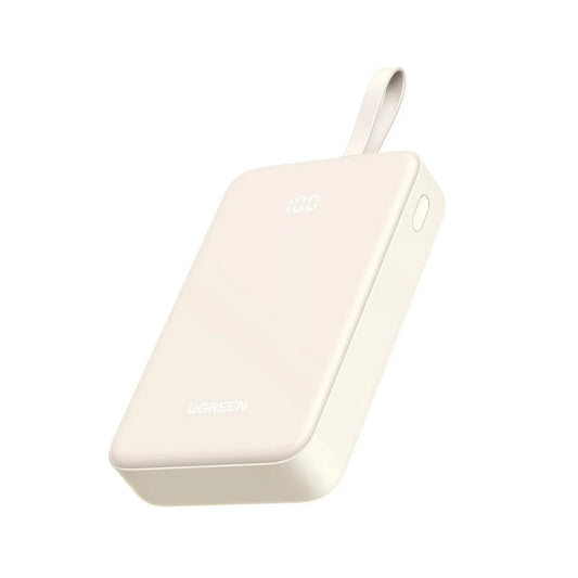 Ugreen PB505 USB-A Built-In USB-C Power Bank 20000mAh Beige