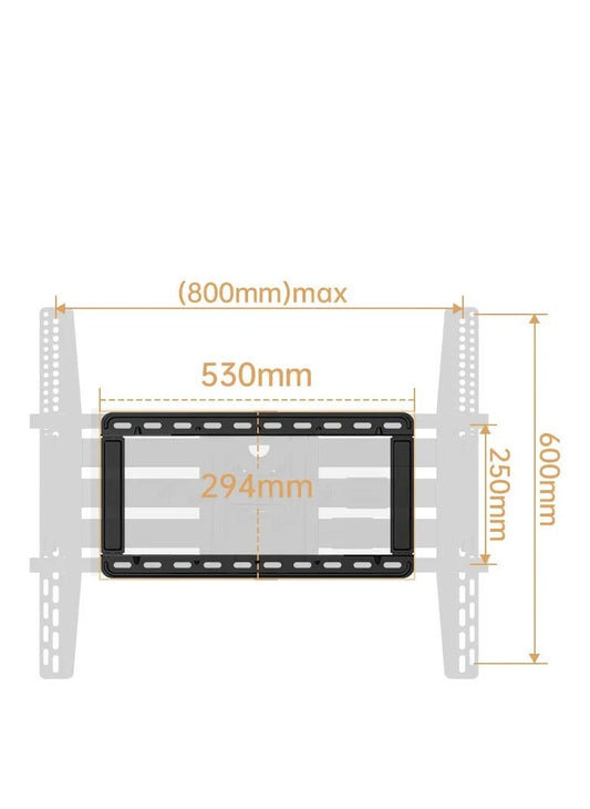 NB NEW SP5 Heavy Duty TV Wall Mount Double Arms Articulating Swivel TV Wall Bracket for Most 75-110 Inch LED LCD