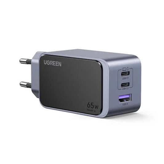 Ugreen Nexode 3 Port Robot GaN Fast Charger 65W Black