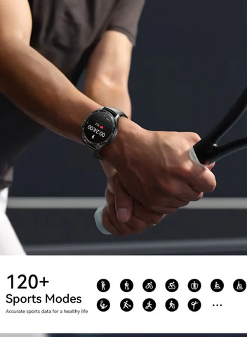 350 mAh JR-FC2 Pro 48mm Stylish Smart Watch for Men & Women, 350mAh Classic Series – Bluetooth Calling, Fitness & Sleep Tracking, Heart Rate Monitor, Waterproof IP68, Multi-Language (Arabic/English), App Notifications Grey