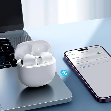 سماعات أذن لاسلكية بالكامل من سلسلة Funpods JR-FB1 - أبيض