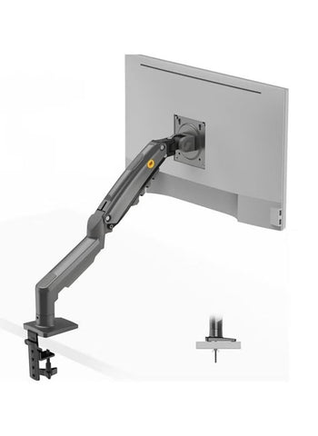 Adjustable Monitor Stand NB F80 – Gas Spring Arm with 360° Flexibility, Supports 17-30 Inch Screens, Strong Mount, Ideal for Offices and Gaming