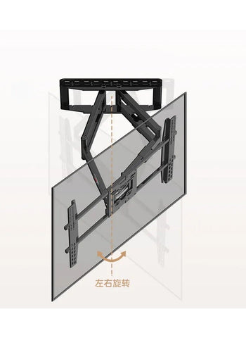 NB NEW SP5 Heavy Duty TV Wall Mount Double Arms Articulating Swivel TV Wall Bracket for Most 75-110 Inch LED LCD