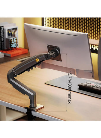 Adjustable Monitor Stand NB F80 – Gas Spring Arm with 360° Flexibility, Supports 17-30 Inch Screens, Strong Mount, Ideal for Offices and Gaming