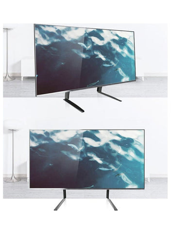 Hight quality Table top TV Satnd TV Base for 32" to 75" Tvs loading capacity 50kg Black