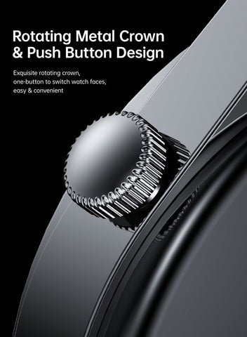 Classic Series Waterproof IP68 Call Function Health Monitoring HD Display Smart Watch 220mAh With Black