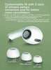 T03S Pro True Wireless Earbuds – 4-Mic Enc Calling, Deep Bass, Bluetooth 5.3, 24H Battery, Touch Control, Fast Pairing, Lightweight Design White