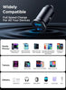 JR-CCN05 30W USB-A USB-C Mini Car Charger - Black Black