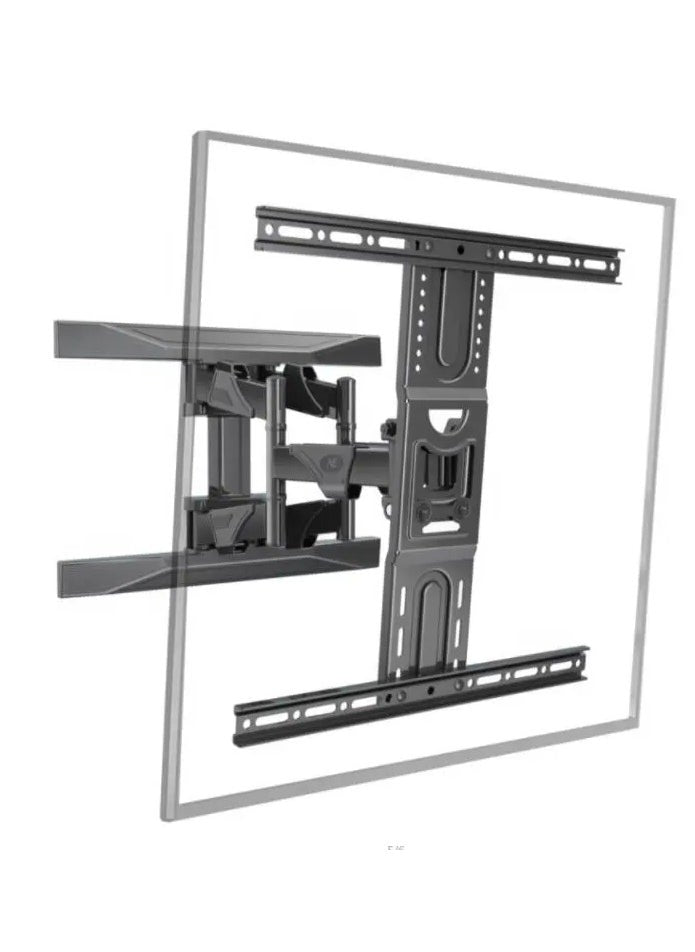 NB Ergonomic P6 Full Motion Wall Mount Bracket 45\"-75\" LCD LED TVs 6-Swing Arms Rack Steel Material Max VESA 600x400mm Max Load 45.5kgs