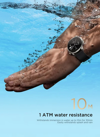 300 mAh 300 mAh JR-FV1 Smart Watch Can Make And Receive Calls 1.43-Inch HD Screen Bluetooth Connection Fitness Monitoring For Men And Women Compatible With Apple And Android Metal Silicone Strap Space Grey