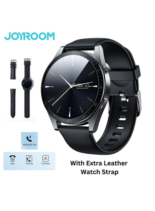 Classic Series Waterproof IP68 Call Function Health Monitoring HD Display Smart Watch 220mAh With Black