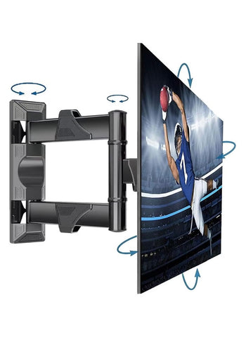 NB Ergonomic Full Motion TV Wall Mount for Most 32-55 Inch Computer Monitors and TVs，Adjustable Tilting, Rotating.Weight up to 60lbs (32" to 55")