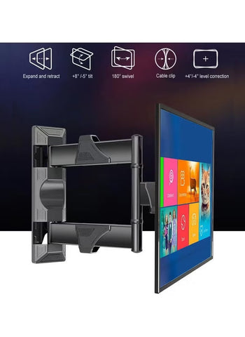 NB Ergonomic Full Motion TV Wall Mount for Most 32-55 Inch Computer Monitors and TVs，Adjustable Tilting, Rotating.Weight up to 60lbs (32" to 55")