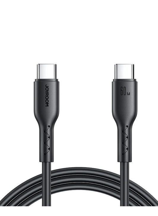 SA26-CC3 Flash-Charge Series 60W Fast Charging Data Cable (Type-C to Type-C) 1m Black