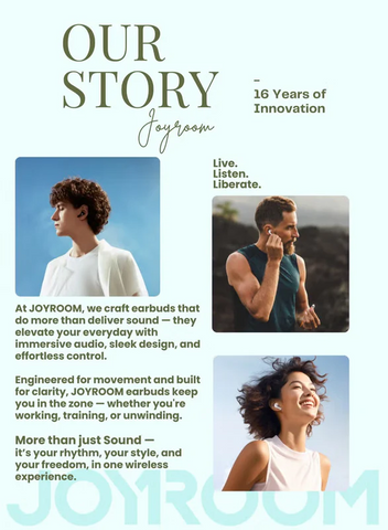 Jpods True Wireless Earbuds with AI-Enhanced ENC Dual Mic for Ultra-Clear Calls, 13mm Bass Drivers, Upgraded Bluetooth 5.4 Fast Pairing, 20H Playtime, 65ms Low Latency(Gaming Mode)