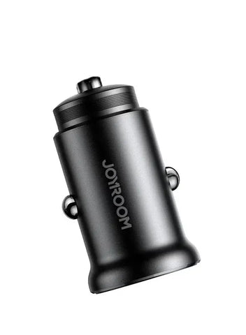 JR-CCN05 30W USB-A USB-C Mini Car Charger - Black Black