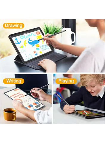 Passive Capacitive Soft Touch Stylus pens for touch screens Pen For iPad & iPhones Black