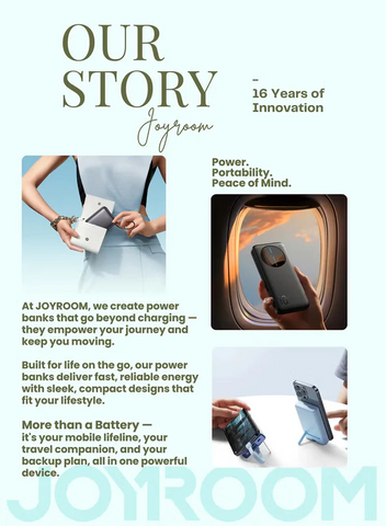 Jr‑W020 Mini 10,000 Mah Magnetic Wireless Power Bank – 20 W Fast Charge (5–15 W), Usb‑C In/Out, Compact Pocket Design, Strong Magnetic Grip & Fireproof Build Black