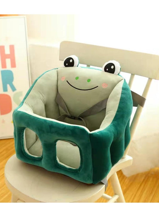 Chair and backrest for children learning to sit
