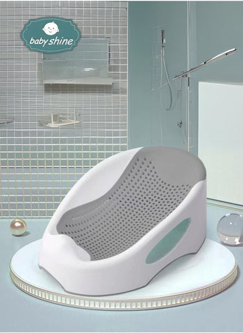 Baby bathtub and waterproof slide for infant and newborn support