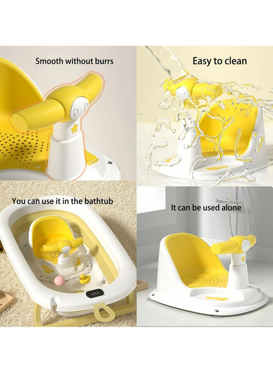 Baby Bath Seat With Handles Sucker
