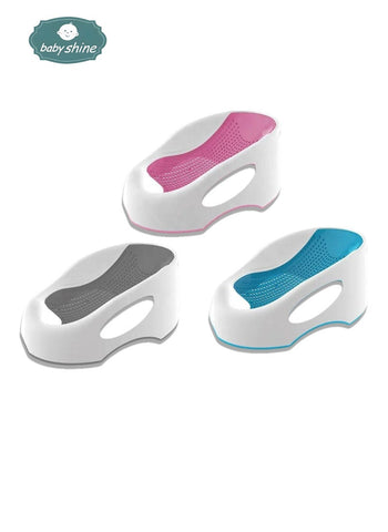 Baby bathtub and waterproof slide for infant and newborn support