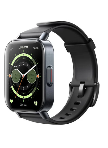 JR-FT3 S Smart Watch IP 68 Waterproof Answer/Make Call, Supports the Arabic language, Compatible with iPhone Android Phone, Fitness Tracker Heart Rate Monitor Watch Space Grey